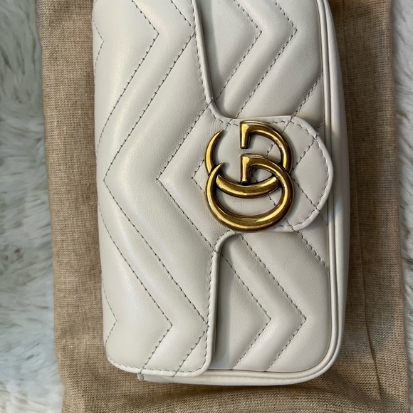 GUCCI - GG Marmont matelassé leather super mini bag - Picture 6 of 8
